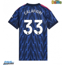 Arsenal Riccardo Calafiori #33 Bortedrakt Dame 2025-26 Kortermet